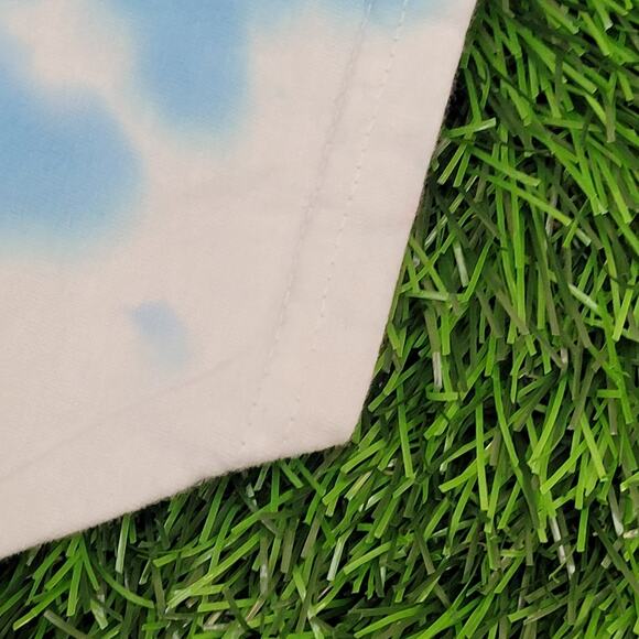 2PAC Tupac-Shakur Tie-Dye Shirt Womens 2XL 24x29 Blue White - Picture 8 of 11